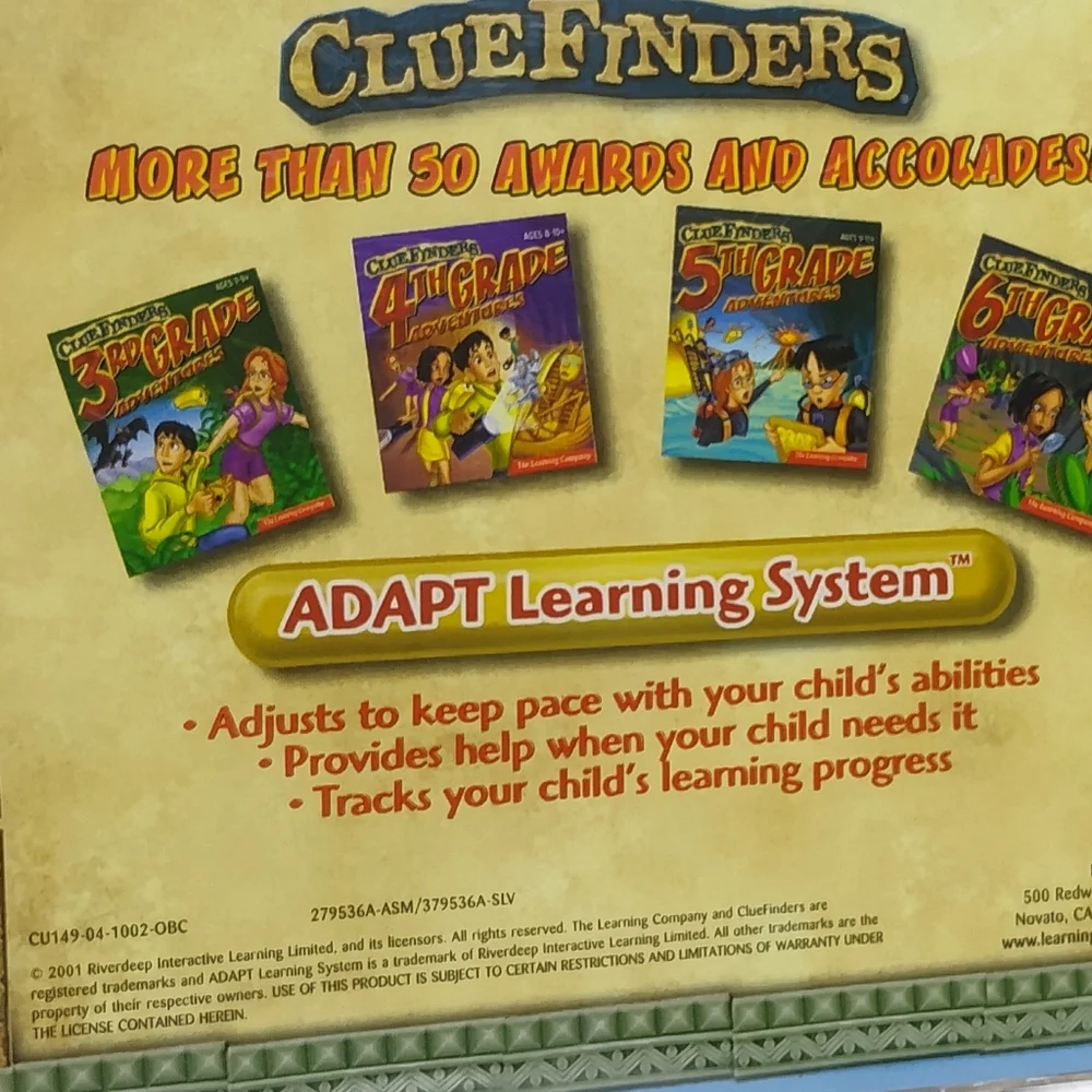 ClueFinders 4th Grade Adventures Puzzle Of The Pyramid Homeschool Learning Game
